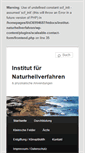 Mobile Screenshot of institut-naturheilverfahren.de