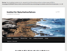 Tablet Screenshot of institut-naturheilverfahren.de